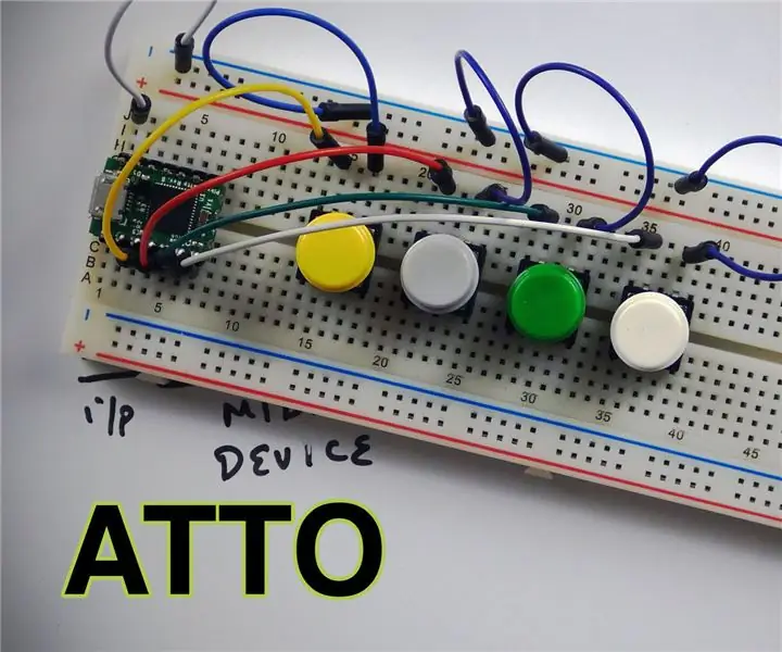 Controlando o Ableton Live usando Atto ou um Arduino Leonardo: 3 etapas