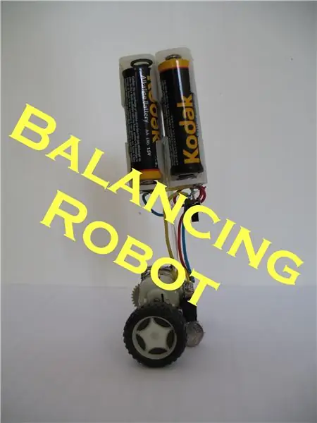 Balanslaşdırma Robotu: 7 addım (şəkillərlə)