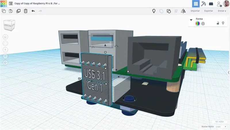 Bridge da Raspberry Pi a scheda di espansione MSATA