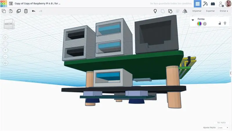 สะพานจาก Raspberry Pi ไปยังบอร์ดขยาย MSATA