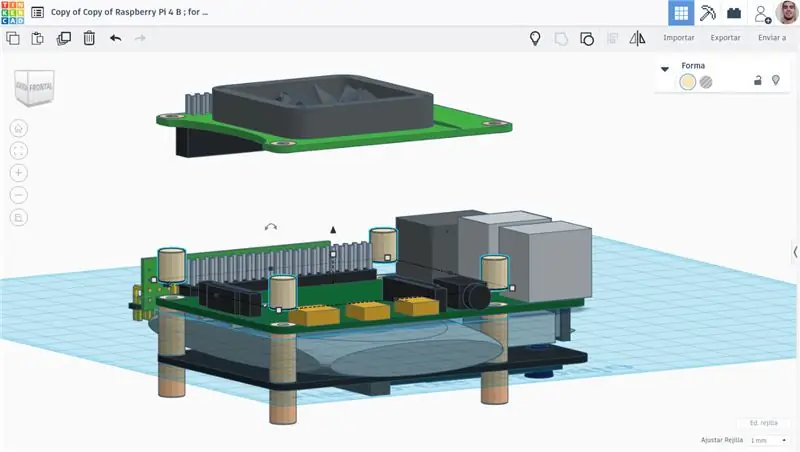 Modulekaart voor ventilatorkoeler