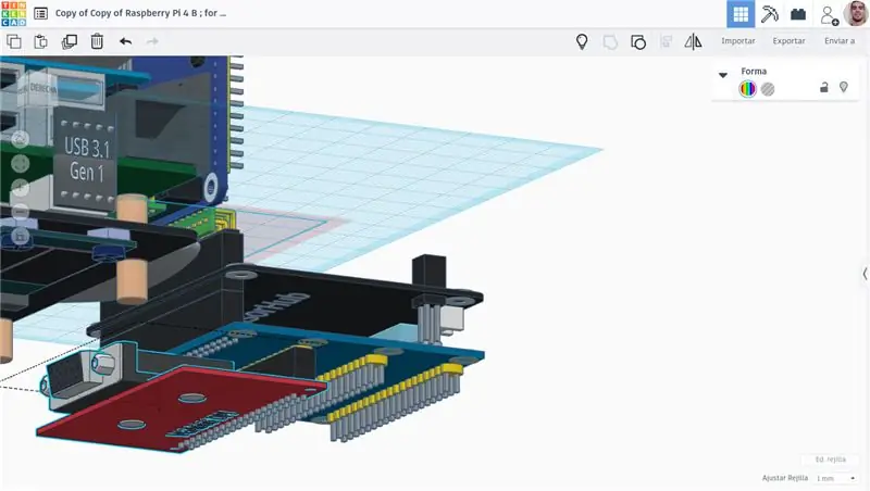 Ploča adaptera za modul VGA666