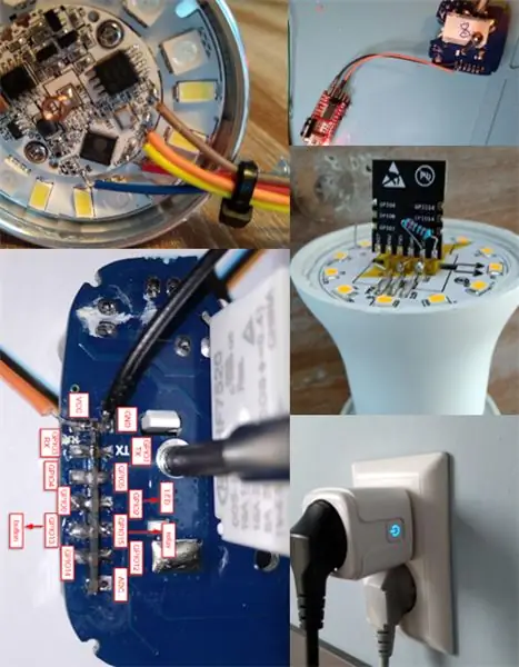 Hardware and Software Hack Smart Devices, Tuya and Broadlink LEDbulb, Sonoff, BSD33 Smart Plug