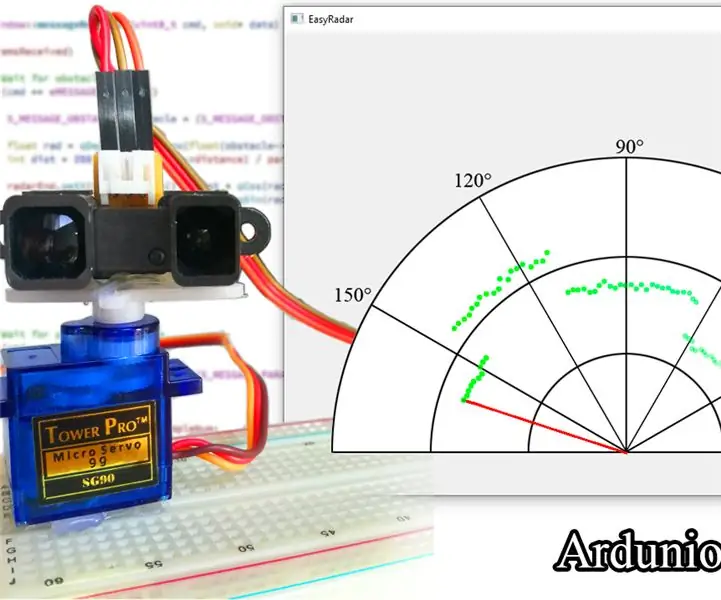 Υπέρυθρο ραντάρ με Arduino: 6 βήματα