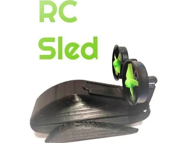 มินิ RC Airsled: 6 ขั้นตอน