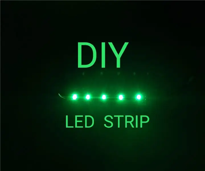 როგორ გააკეთოთ Led Strip (სპილენძის ლენტი): 4 ნაბიჯი (სურათებით)