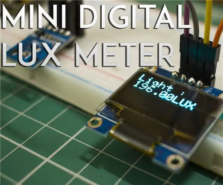 Mini Digital LUX тоолуур: 4 алхам (зурагтай)