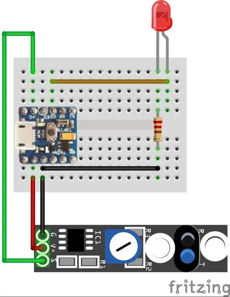 استفاده از سنسور ردیاب خط