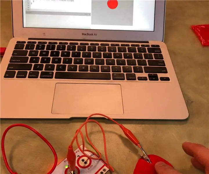 Жөнөкөй Playdoh формаларын коддоо W/ P5.js & Makey Makey: 7 кадам