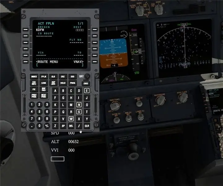 כיצד לתכנת X-Plane11 ברירת מחדל 737 FMC: 43 שלבים