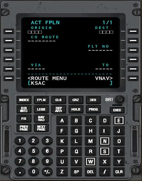 Menşe Havaalanınızın ICAO Kodunu Scratchpad'e Girin