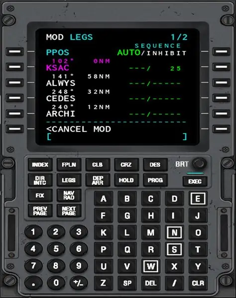 Ripetere gli ultimi tre passaggi tutte le volte necessarie, se necessario premere PAGINA SUCCESSIVA per aggiungere altri waypoint