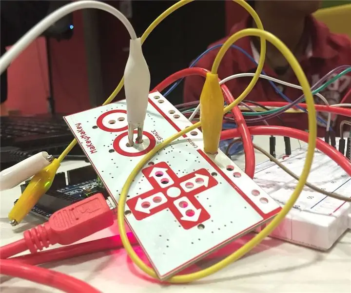 Ustvarjanje alternativnega MIDI krmilnika z uporabo Makey-Makey in vode: 6 korakov