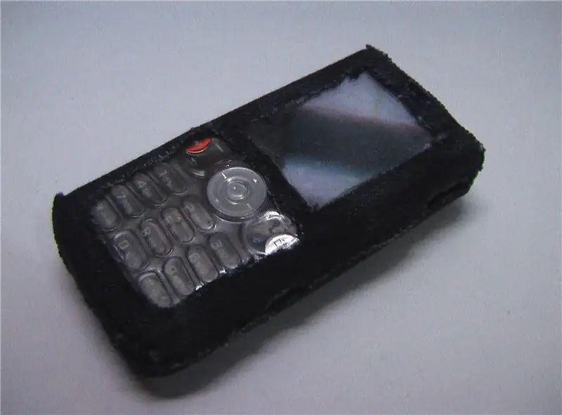 Housse de téléphone portable élégante (w810i) : 5 étapes