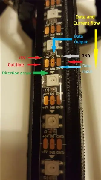 Montaggio e saldatura delle strisce LED insieme