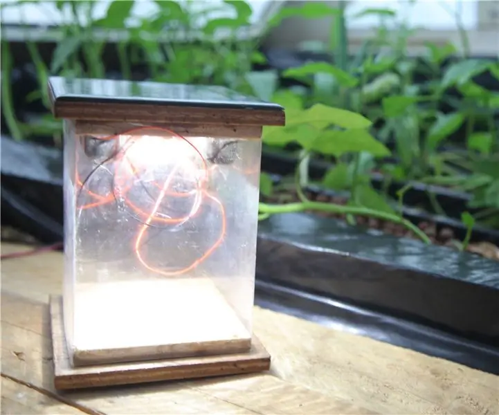 Low-tech Solar Lamp Na May Gumamit na Baterya: 9 Mga Hakbang (na may Mga Larawan)