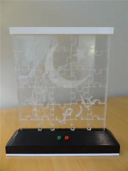 LED Jigsaw Puzzle Light (taglio laser acrilico)