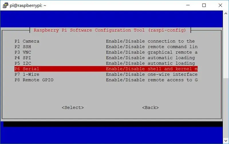 Hakbang 3: I-on ang I2C Function Mula sa Raspi-config