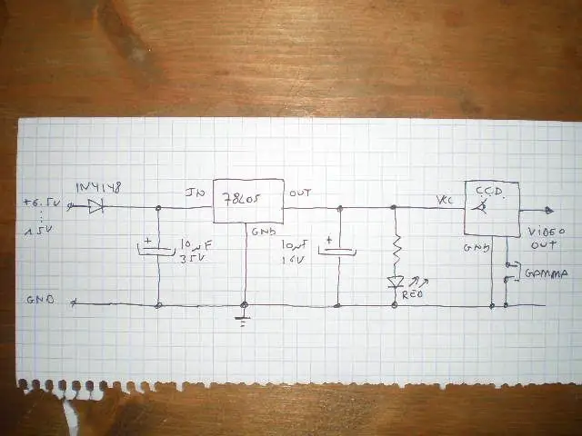 Sastavite CCD modul