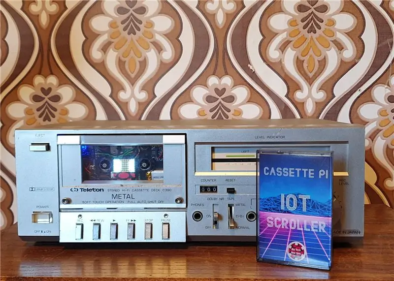 „Cassette Pi IoT Scroller“