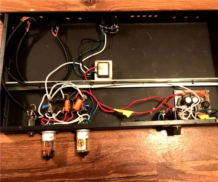 Preamp Tabung PA1 DIY: Dibangun Secara Efisien Dengan Komponen yang Diselamatkan: 13 Langkah