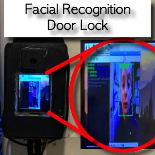 Cerradura de puerta de reconocimiento facial