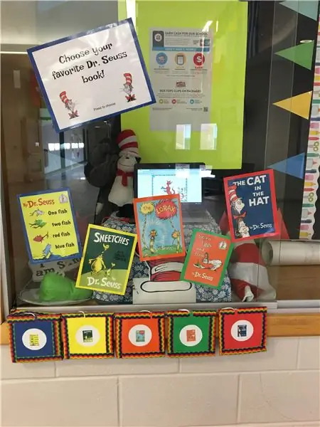 Makey Makey Dr. Seuss Book Vote