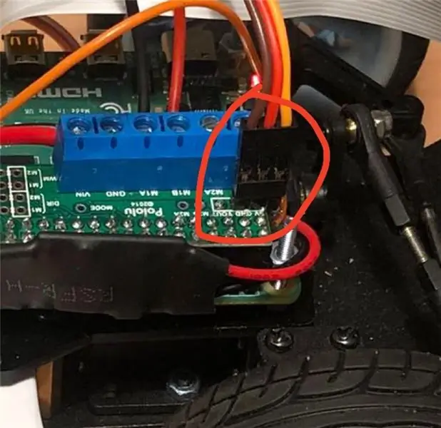 Anexe o driver do motor ao RPI