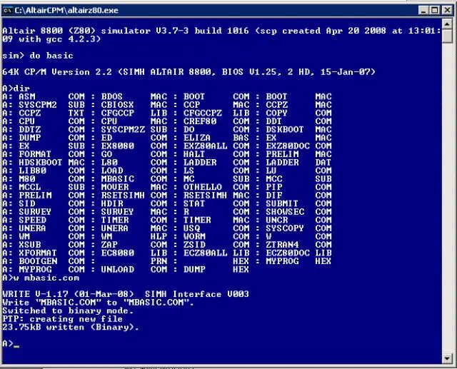 Coge un poco de software