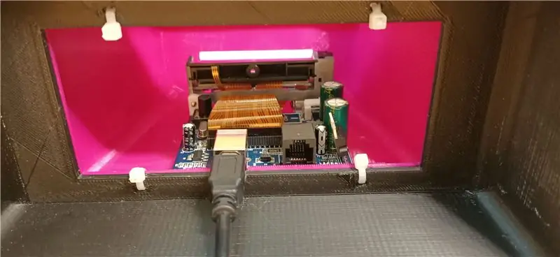 Pag-disassemble at Pag-mount ng Thermal Printer