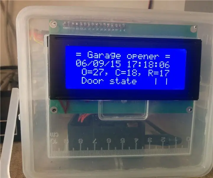 Abridor de puerta de garaje con Raspberry Pi: 5 pasos (con imágenes)