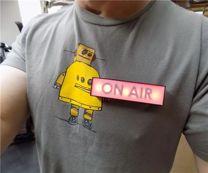 Lapel Pin "On Air" ของ Bluetooth: 7 ขั้นตอน (พร้อมรูปภาพ)