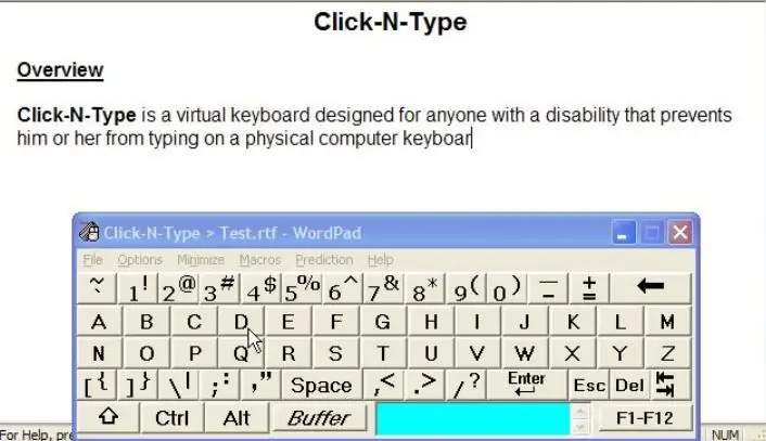 Программное обеспечение Vital Keyboard