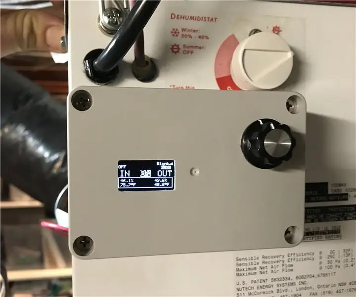 HRV (Home Air Exchanger) Arduino Controller Dengan Air Economizer: 7 Langkah (dengan Gambar)