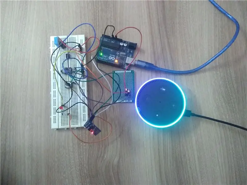 Přepínač ovládaný hlasem pomocí Alexa a Arduino