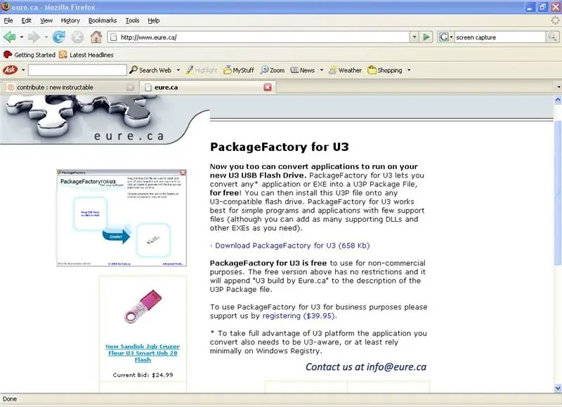 Gör dina egna U3 -program med freeware: 5 steg