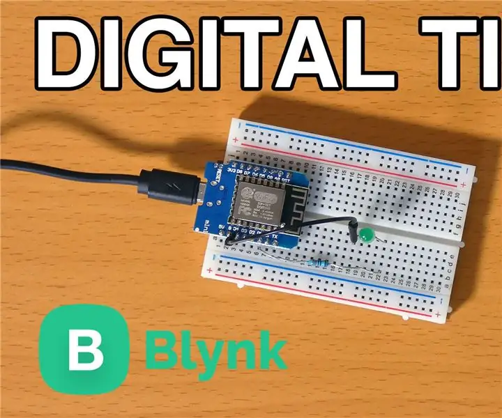 Opprette en digital timer med Blynk: 5 trinn