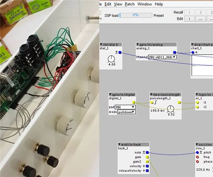 Synth Sederhana - Pengontrol Axoloti dan Pengenalan Perangkat Lunak: 3 Langkah