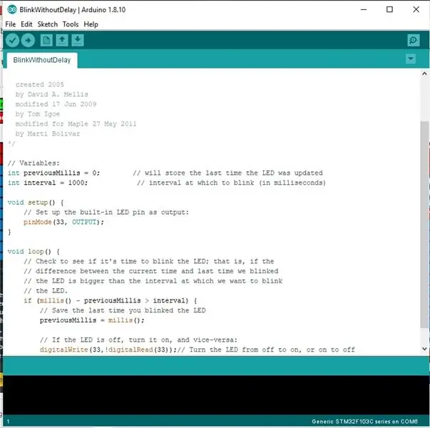 Dus je laadt STM32duino Bootloader in je