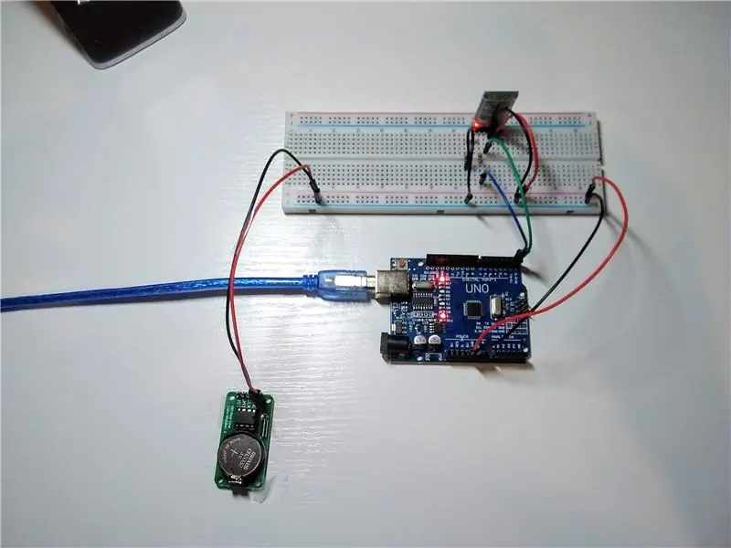 Povežite DS1302 RTC modul