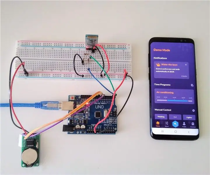 „Arduino“: laiko programos ir nuotolinis valdymas iš „Android“programos: 7 žingsniai (su paveikslėliais)