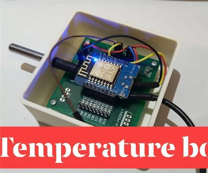 DS18B20 temperatuurianduri kast: 5 sammu