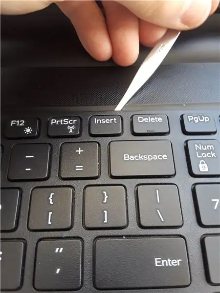 Removendo a Parte 1 do Teclado