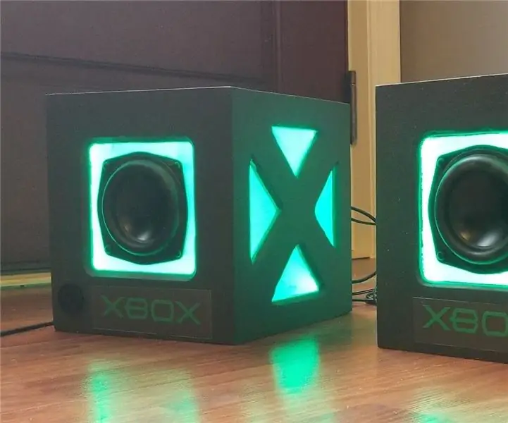 Hur man bygger anpassade Xbox Glow -högtalare: 18 steg (med bilder)