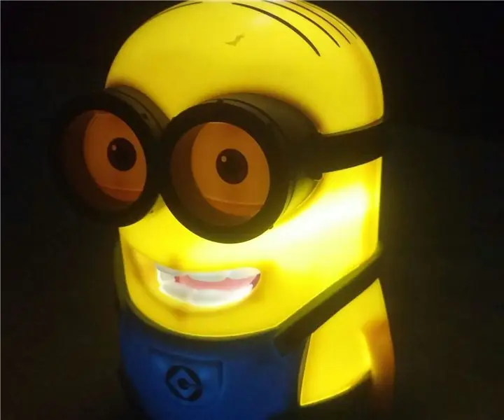 Minion Night Ligth Powerbank: 3 koraka (sa slikama)