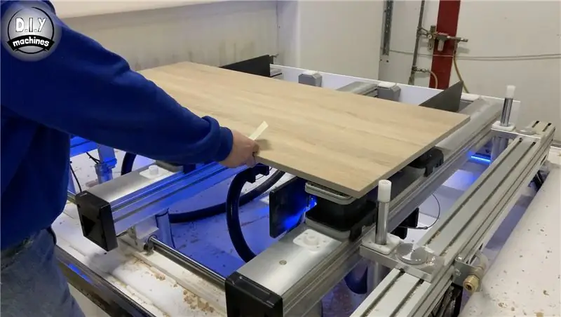 Montagem dos suportes do núcleo: Opção 2 - Usando máquina CNC