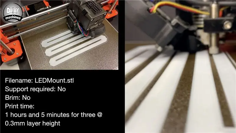 LED -kinnituste printimine ja paigaldamine