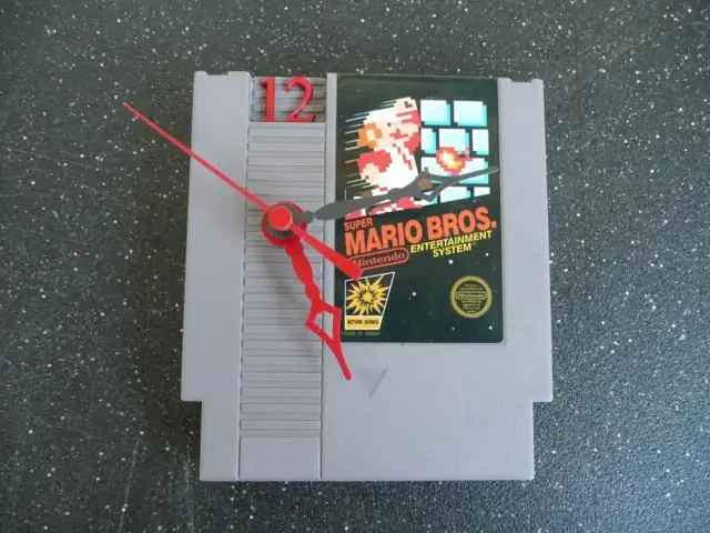 Horloge à cartouche du système de divertissement Nintendo : 7 étapes (avec photos)