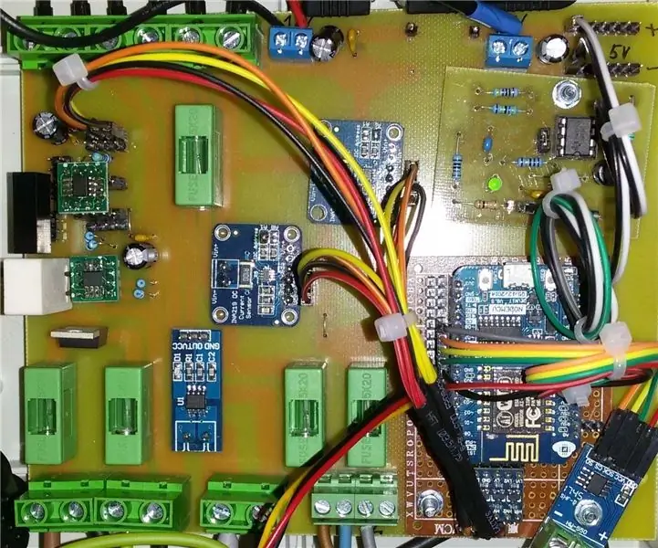 Solární monitorovací systémová deska: 5 kroků