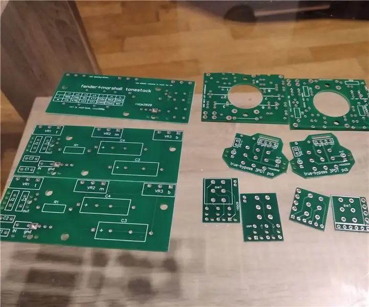 ชุด PCB สากลสำหรับการสร้างแอมป์หลอด: 5 ขั้นตอน